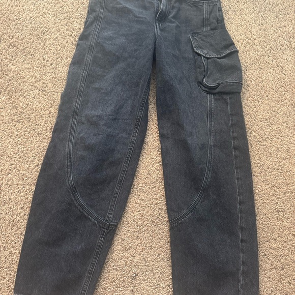 Agolde Dark Gray Boyfriend Jeans - Picture 7 of 7